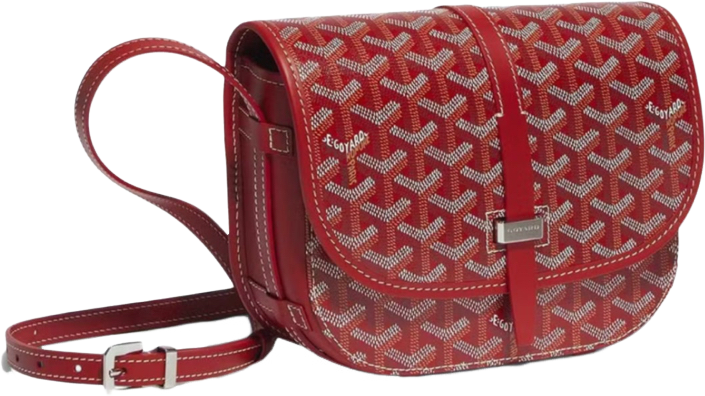 Sac Belvédère  red leather facture