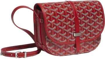 Sac Belvédère  red leather facture