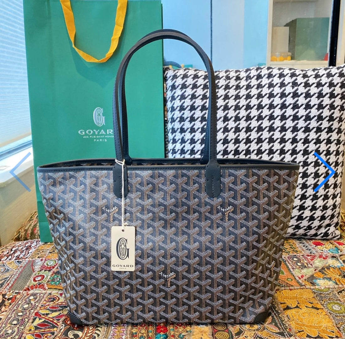 Sac Goyard Artois Blue navy PM facture