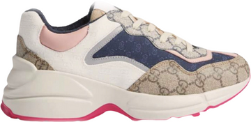 Sneakers Gucci Rython rose facture
