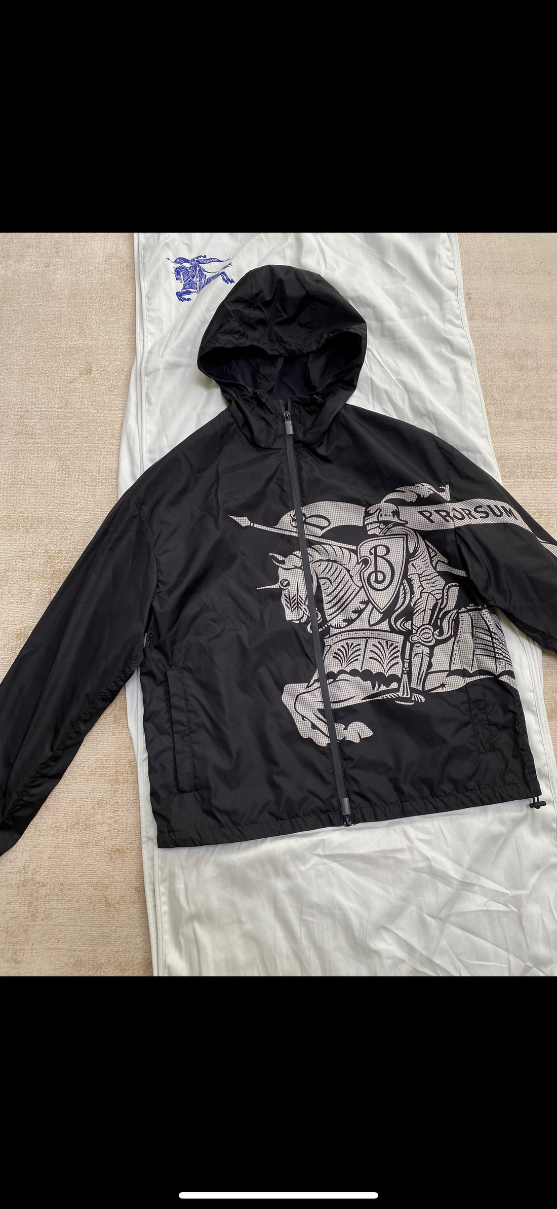 Jacket Burberry logo