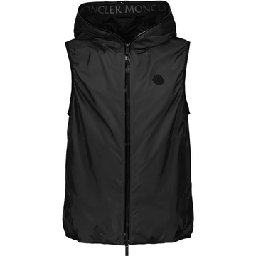 Gilet coupe-vent à capuche Moncler