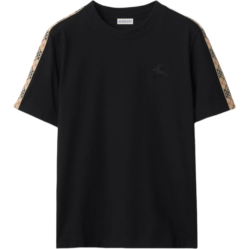 T-shirt Burberry en coton avec Check