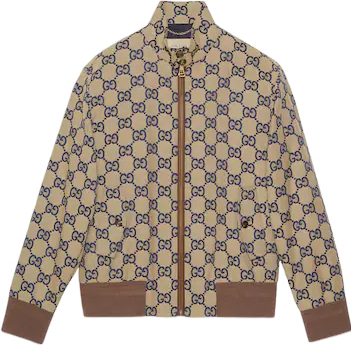 VESTE ZIPPÉE EN TOILE GUCCI JUMBO