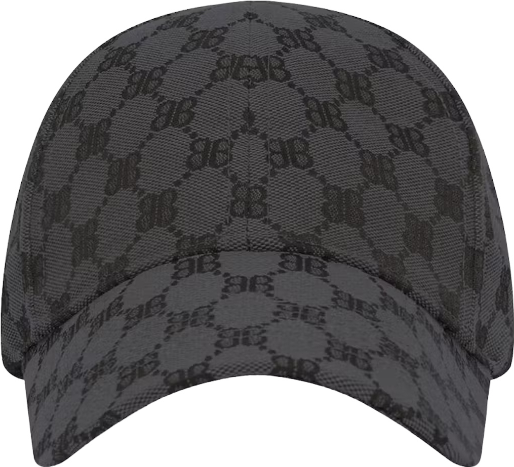 Casquette balenciaga x Gucci noir avec ticket