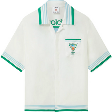 METAPHYSICAL TENNIS ICON SHORT SLEEVE SILK SHIRT ensemble