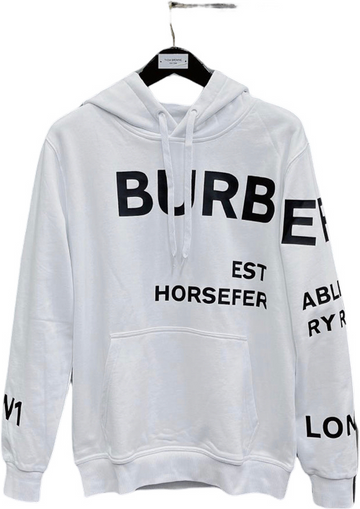 Sweat Burberry blanc facture
