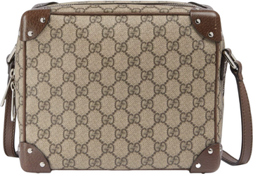 Sacoche GUCCI Detail en cuir marron  facture