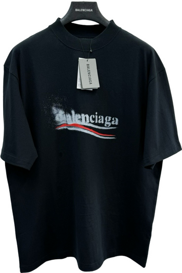 T-shirt Balenciaga oversized coton black