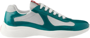 Sneakers Prada America´s Cup tissu bike lisse blue lagoon 10/10