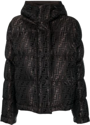 Doudoune en tissu technique black  FENDI