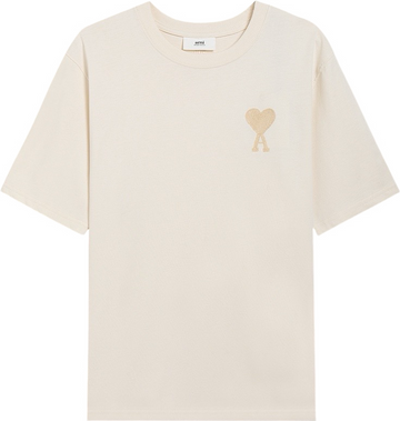 T-shirt beige à petit logo ami de cœur beige