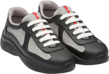 Sneakers Prada America ´ s Cup black Gomme & tissu bike