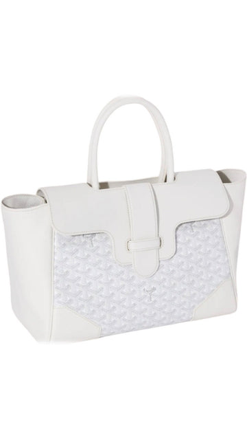 Sac cabas Saigon white facture