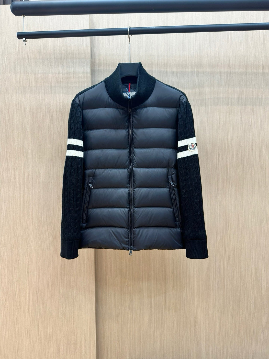 Doudoune Moncler empiecement maillé