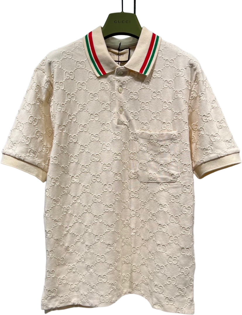 Polo GUCCI blanc facture