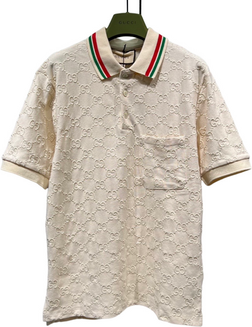 Polo GUCCI blanc facture