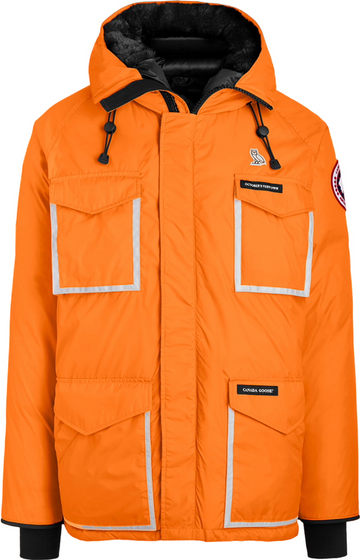 Canada Goose x Ovo Chiliwack  long model Orange