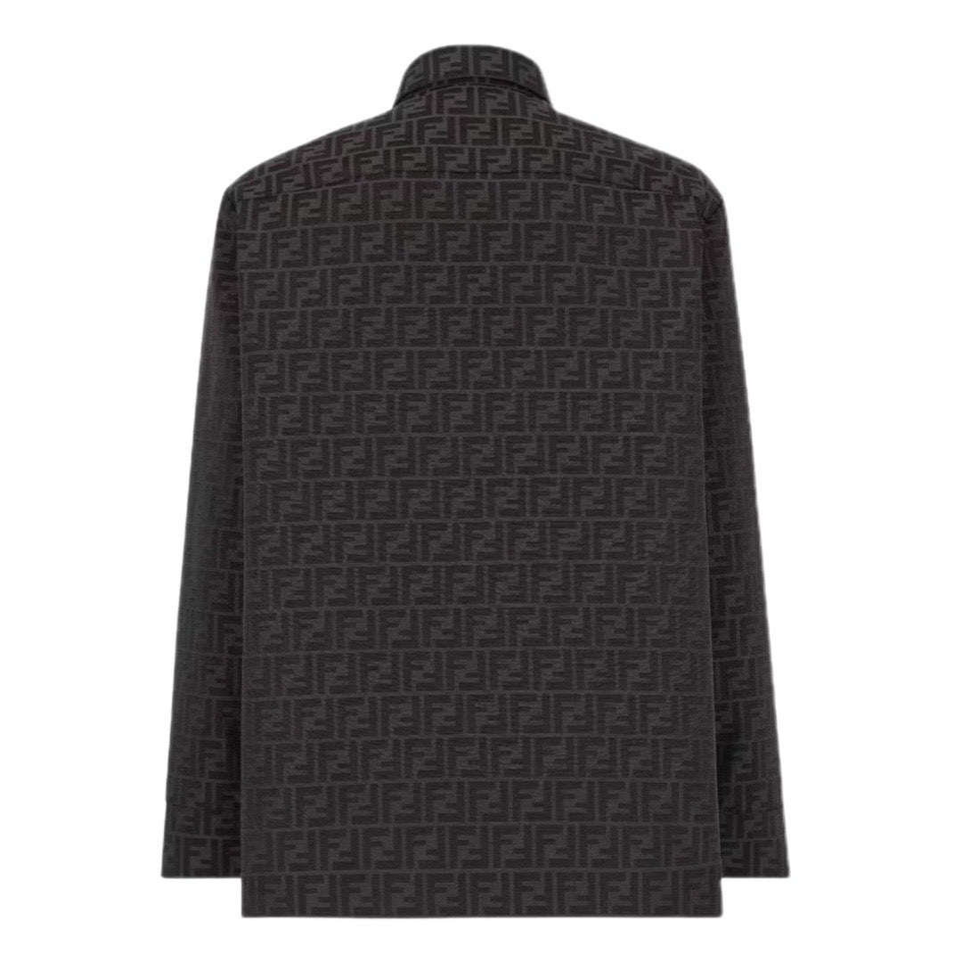 Veste Go-To Jacket en toile FENDI noire