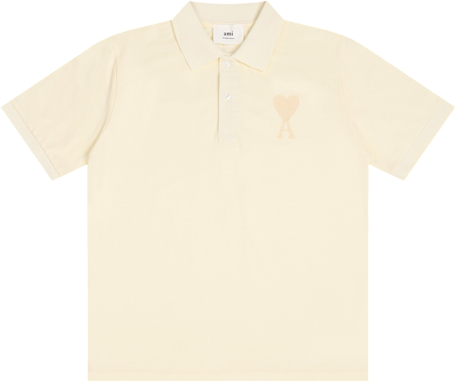Polo beige  à petit logo ami de cœur beige