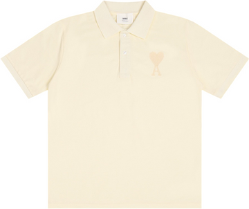 Polo beige  à petit logo ami de cœur beige