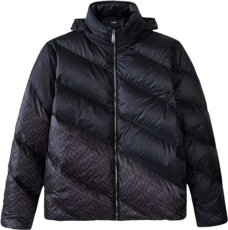 Doudoune Fendi reversible noir facture 2023