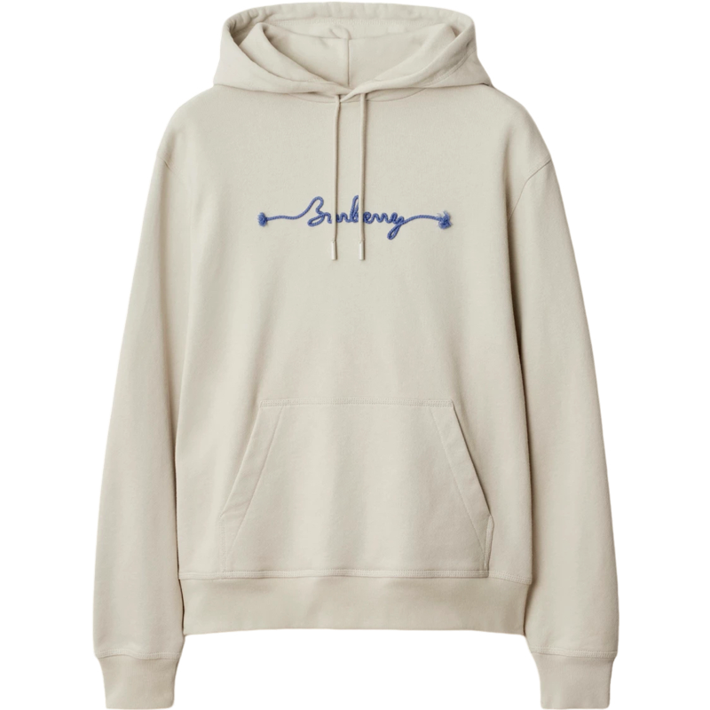 Hoodie en coton à logo corde Burberry