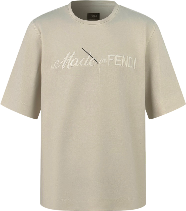 T-shirt FENDI oversisez beige