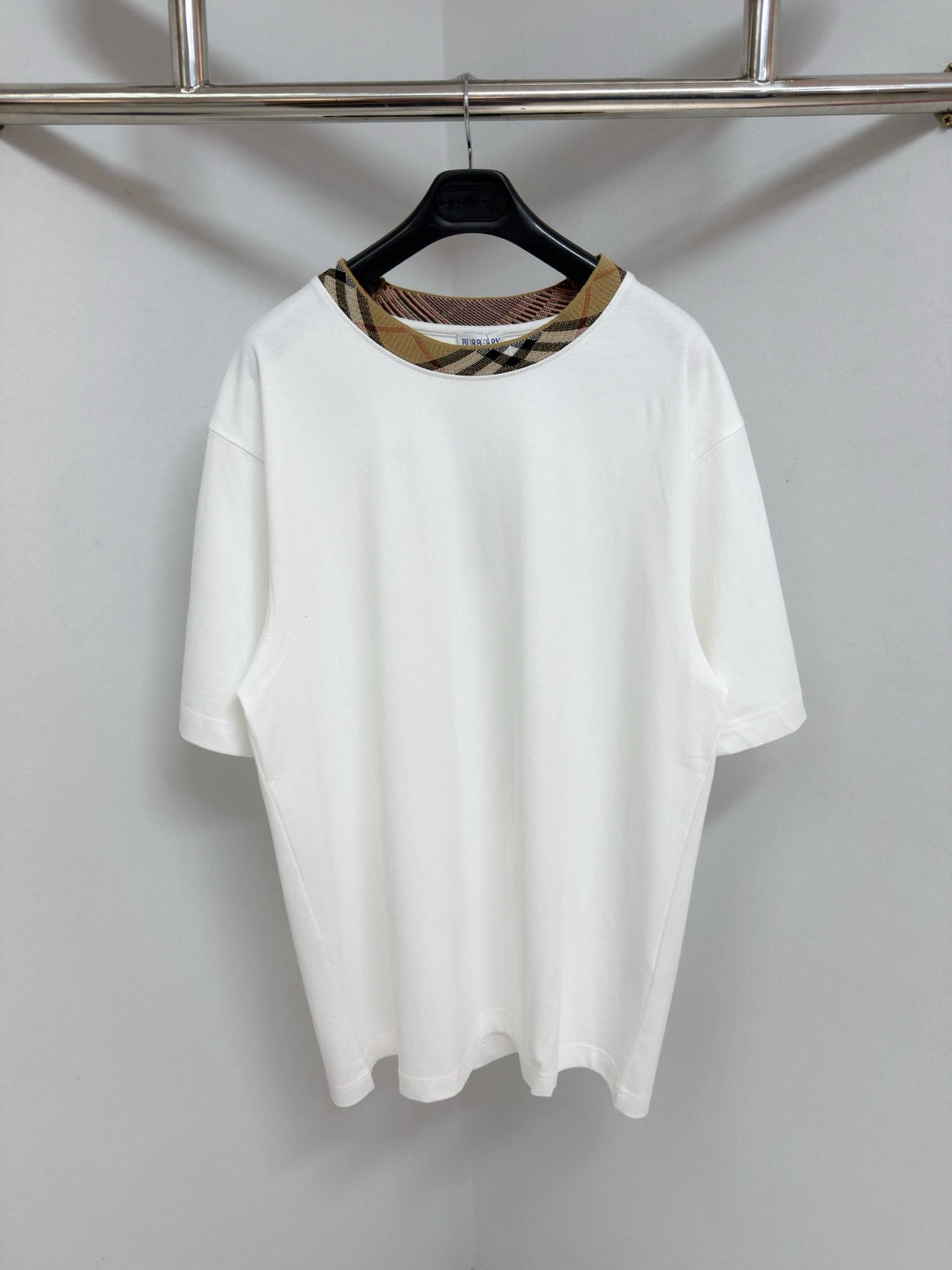T-shirt Burberry en coton avec Check