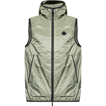 Gilet coupe-vent à capuche Moncler
