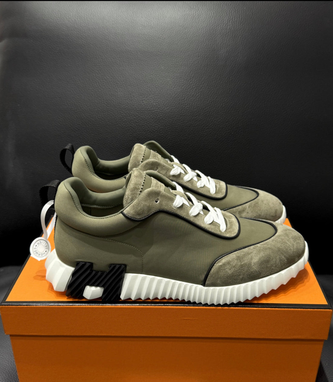 Sneakers Hermès Bouncing packaging complet facture