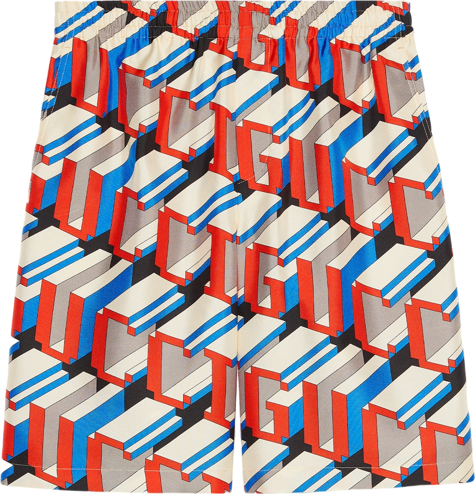 Short GUCCI logo imprime