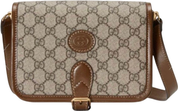 Sacoche GUCCI detail en cuir marron  facture