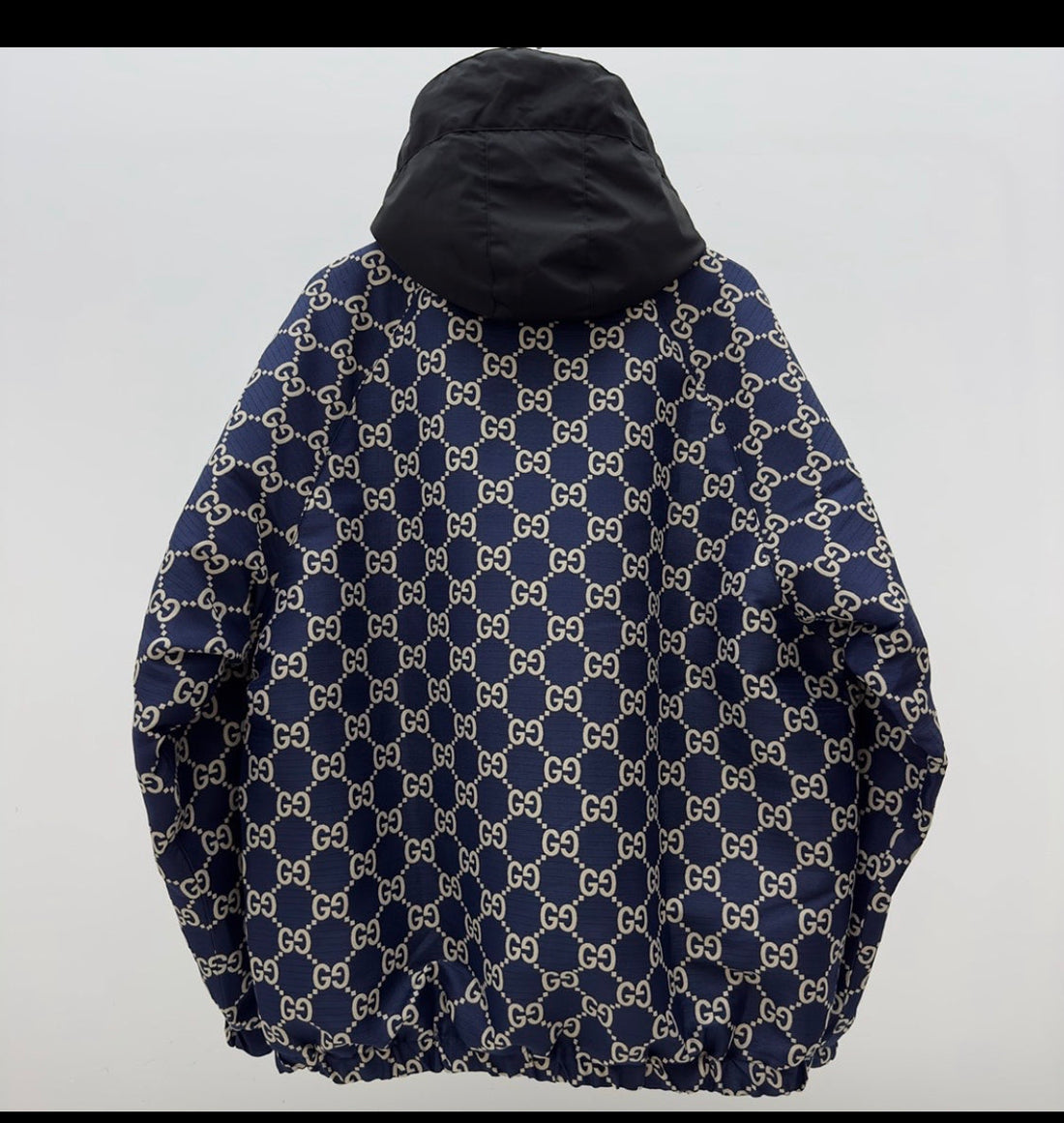 Veste gucci blue night / black reversible facture