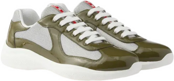 Sneakers Prada America´s Cup  Olivette tissu bike lisse 10/10