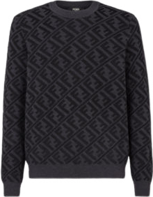 Pull FENDI noir / gris