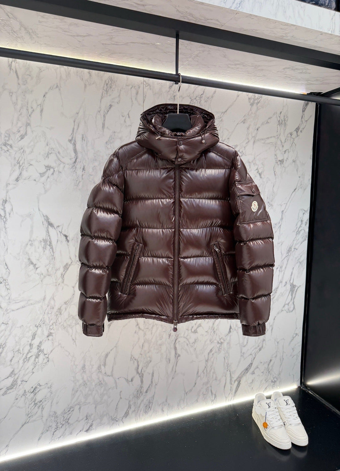 Doudoune Moncler Maya bordeaux   2025 95% 10/10