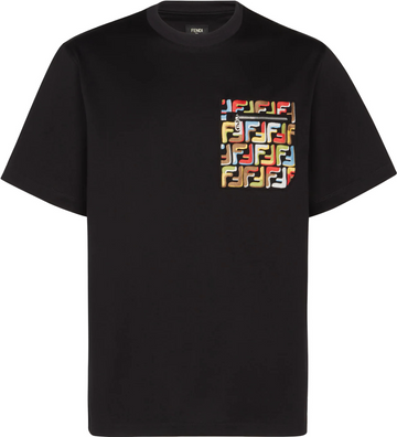 FENDI T-shirt Lunar New Year en coton noir 10/10