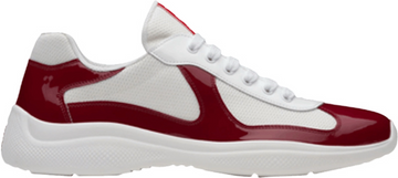 Sneakers Prada America´s Cup  bordeaux tissu bike lisse 10/10