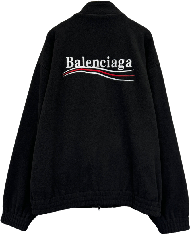 VESTE BALANCIAGA NOIR FACTURE