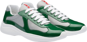 Sneakers Prada America ´ s Cup Gomme & tissu bike green 9/10