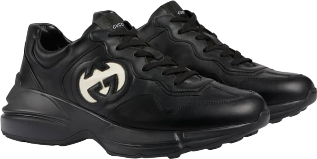 Sneakers Gucci Rython black facture