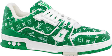 Sneakers Lv Trainers vert daim  facture