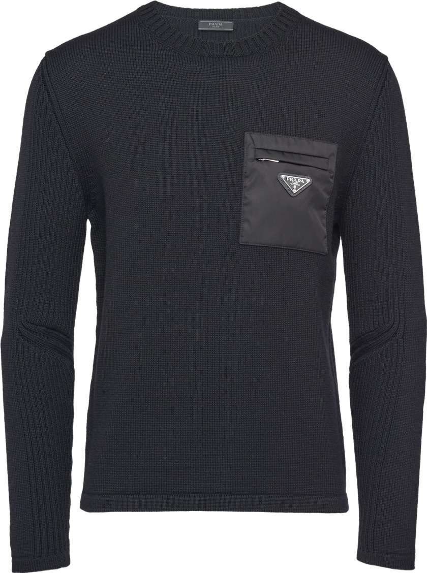 Pull en laine noir Prada 10/10
