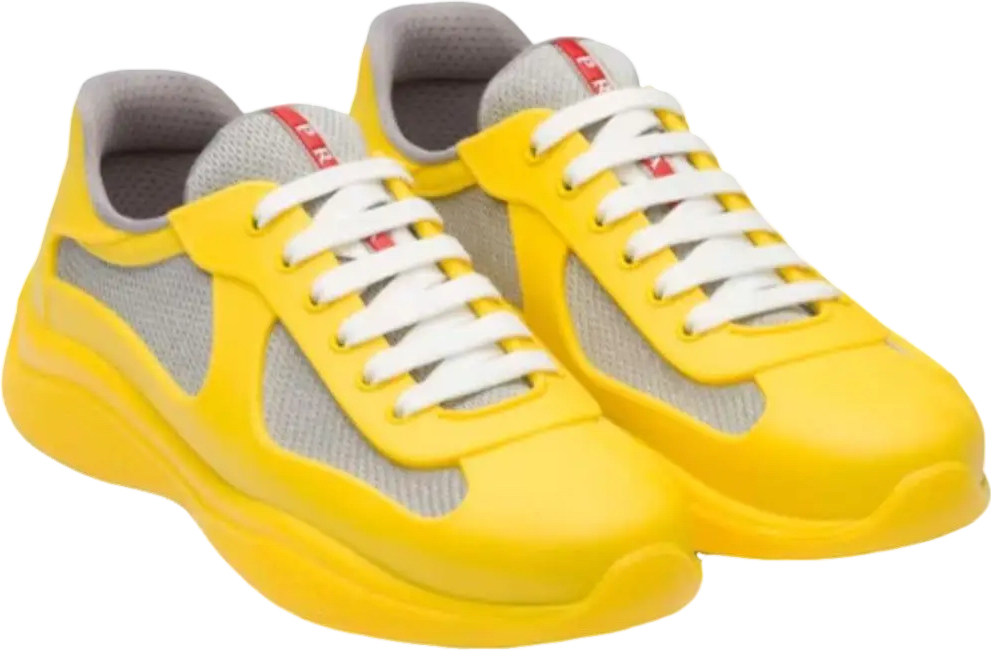 Sneakers Prada America´s Cup Gomme & tissu bike