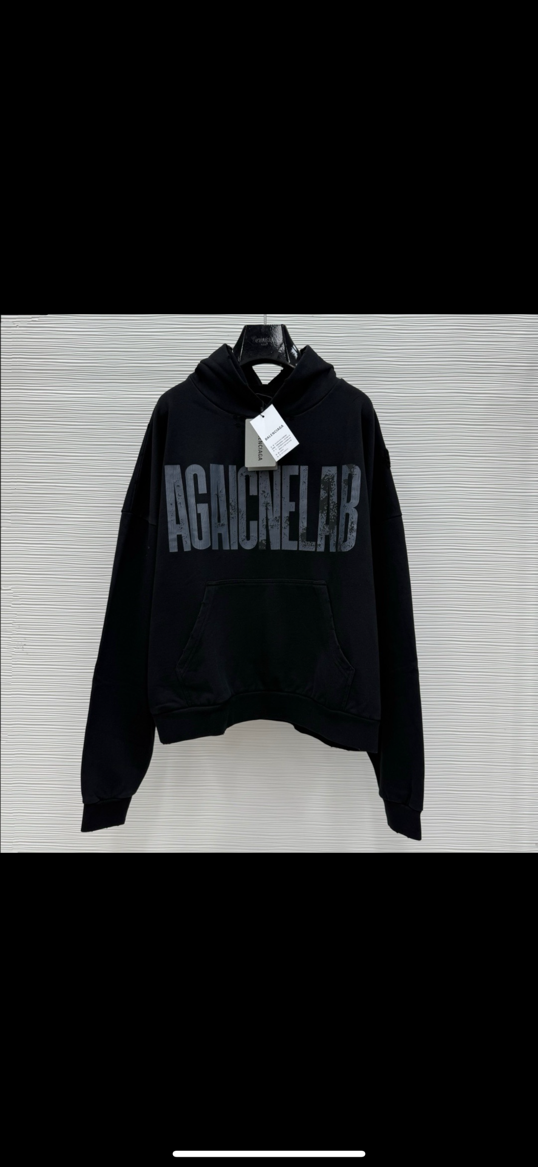 Hoodie Balenciaga love paris