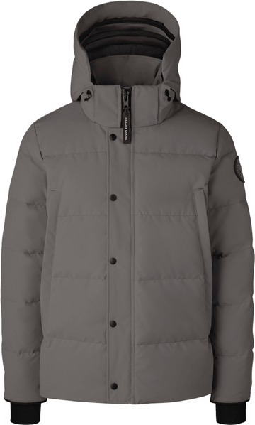 Canada Goose Wyndham  grey black label facture