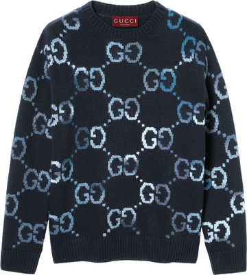 GUCCI pull en laine Intarsia