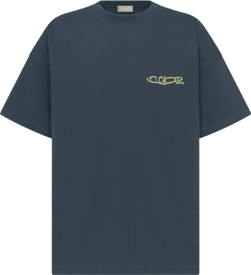 T-shirt CD AND LEWIS HAMILTON, coupe oversize Jersey de coton blanc