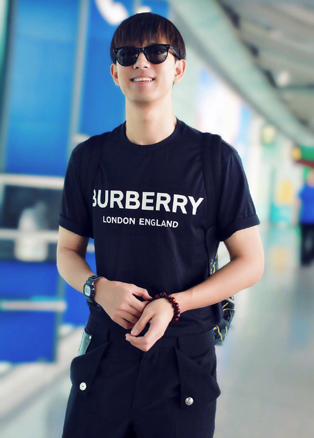 T-shirt Burberry London Imprime